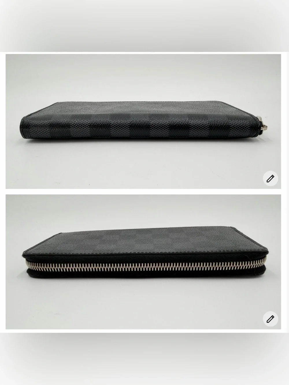 Unisex Louis Vuitton Damier Graphite Zip-Around Wallet in Excellent Condition!🩶 - Picture 12 of 16